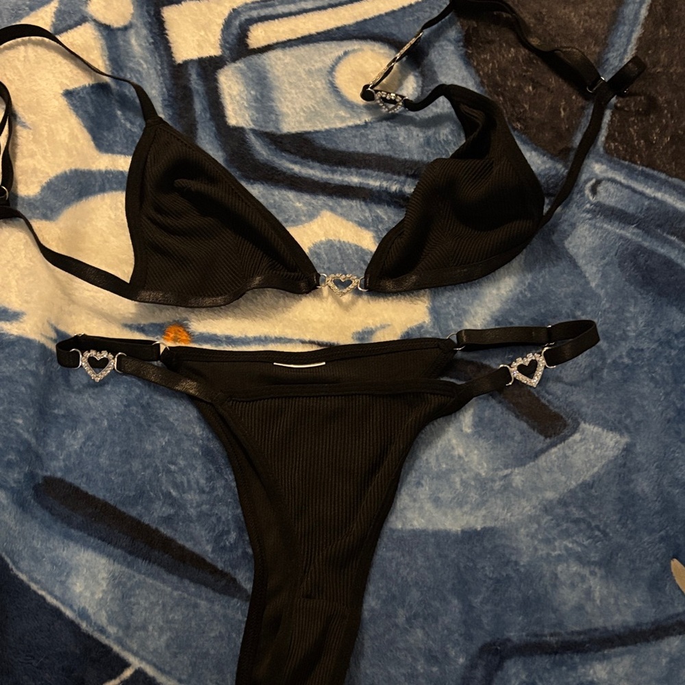 Black Women's Swimwear Set